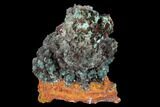 Rosasite, Calcite & Aurichalcite Crystal Association - Mexico #119207-1